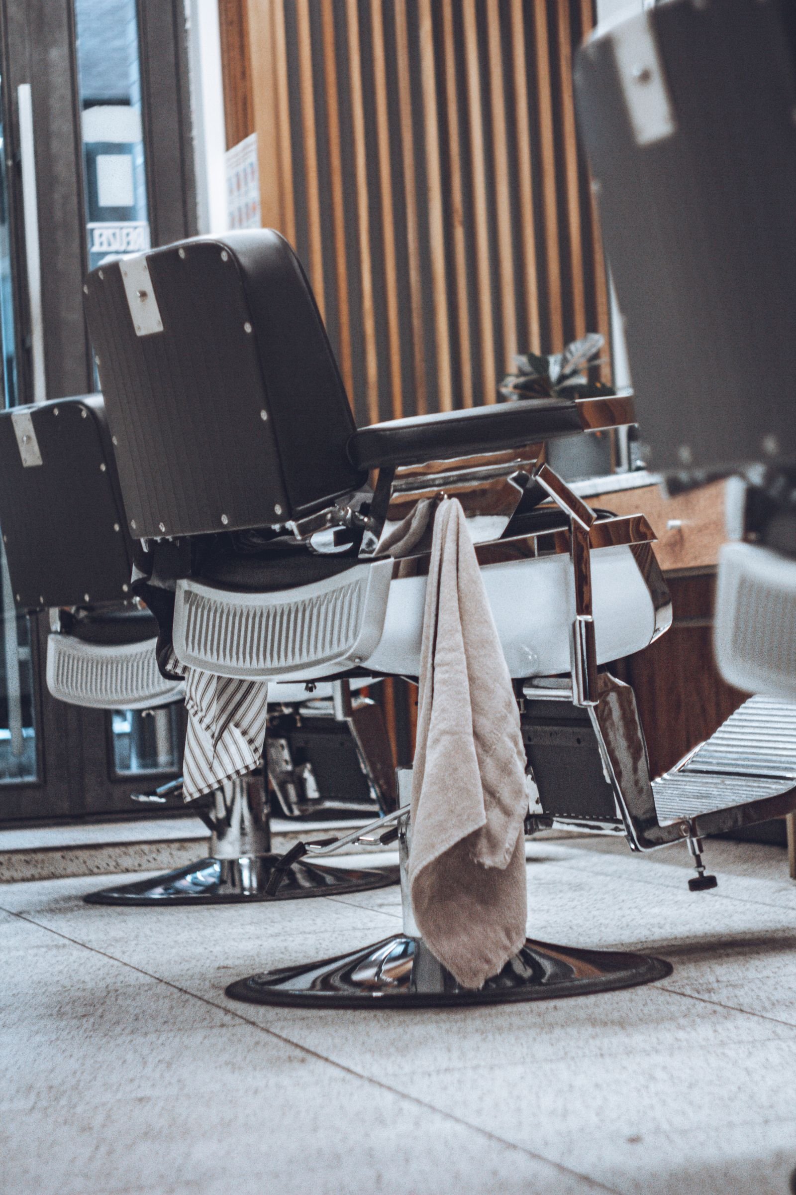 A barber shop interior